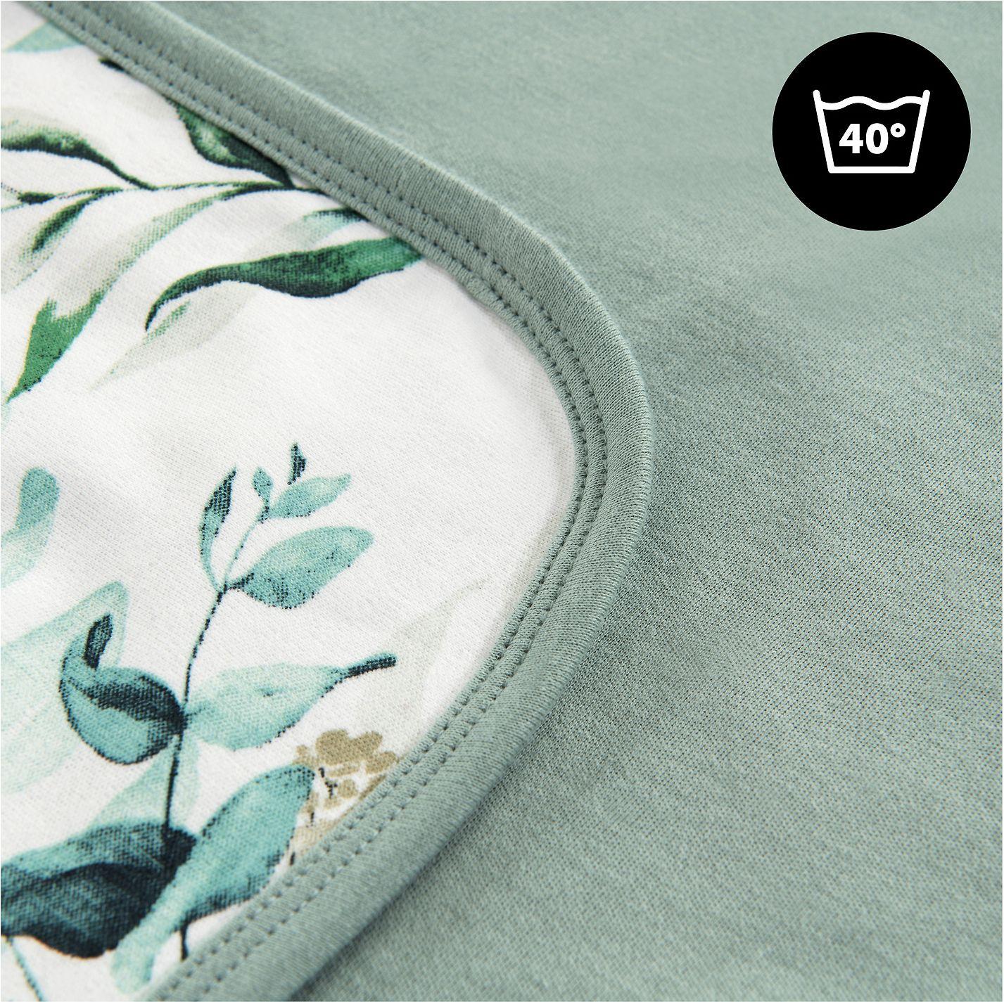 Patalynės komplektas Hauck Snuggle N Dream unipeite, Leaves Mint
