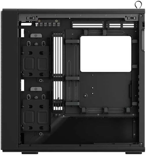 HAVN BF 360 Flow kompiuterio korpusas, Midi bokštas, E-ATX, grūdintas stiklas – Juodas