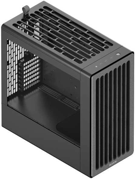 HAVN BF 360 kompiuterio korpusas, Midi bokštas, E-ATX, grūdintas stiklas – Juodas
