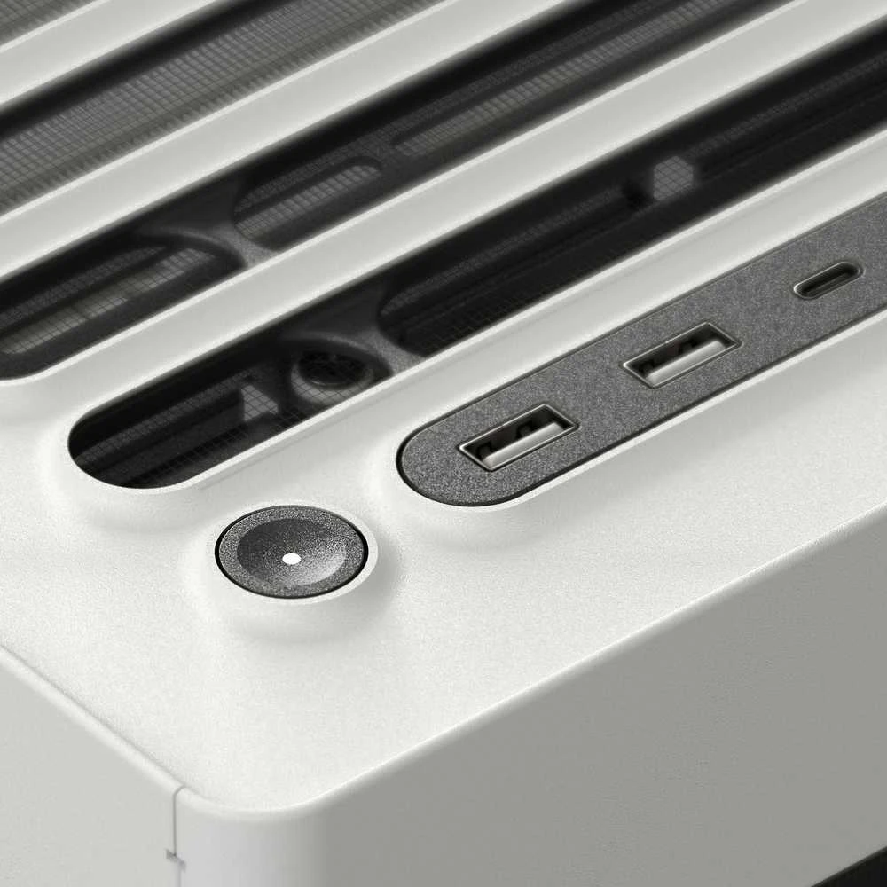 HAVN HS 420 PC-kompiuterio korpusas, Midi-Tower, E-ATX, Tempered Glass – baltos spalvos