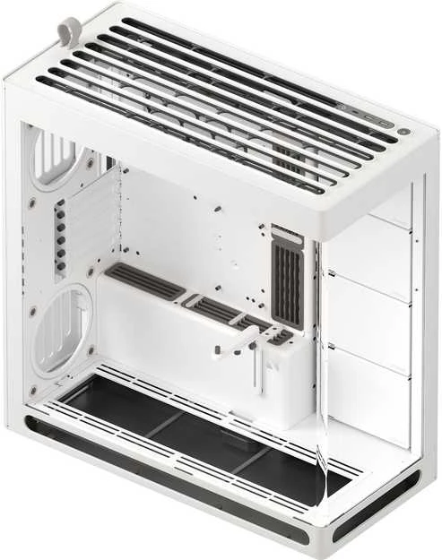 HAVN HS 420 PC-kompiuterio korpusas, Midi-Tower, E-ATX, Tempered Glass – baltos spalvos