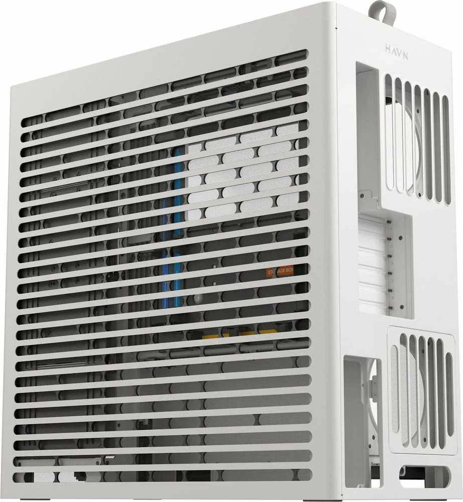 HAVN HS 420 PC-kompiuterio korpusas, Midi-Tower, E-ATX, Tempered Glass – baltos spalvos