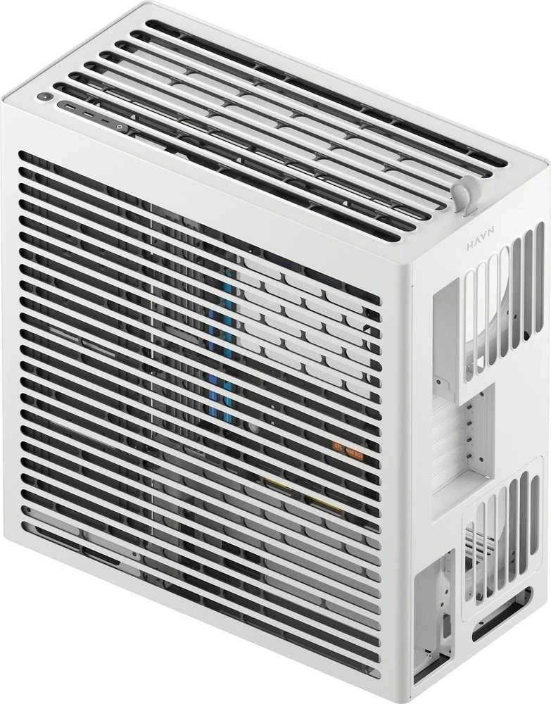 HAVN HS 420 PC-kompiuterio korpusas, Midi-Tower, E-ATX, Tempered Glass – baltos spalvos