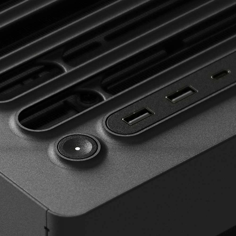 HAVN HS 420 VGPU PC-kompiuterio korpusas, Midi-Tower, E-ATX, Tempered Glass, PCIe 5.0 Riser Kabelis – juodos spalvos