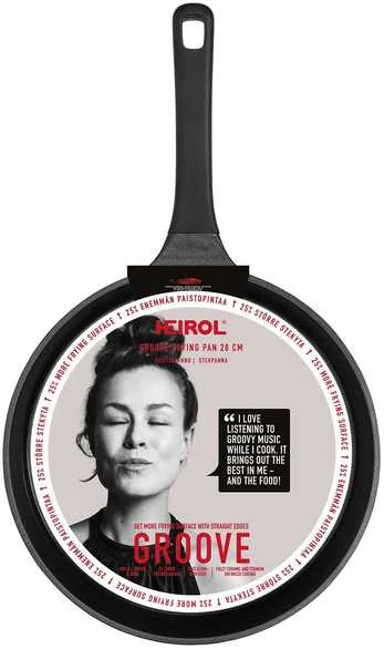 Heirol Groove paistinpannu, 28 cm