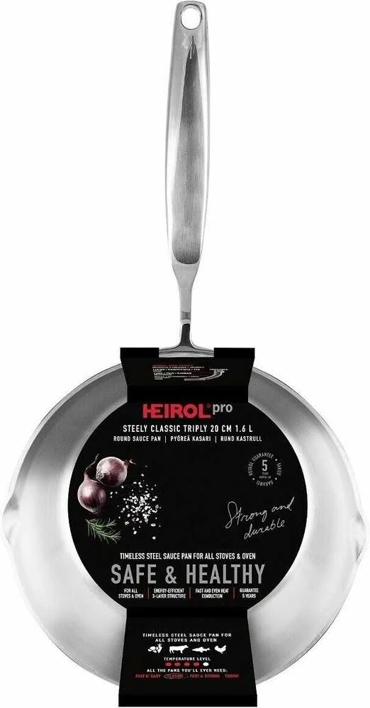 Heirol Steely Classic Triply -kasari, 20 cm/1,6 L
