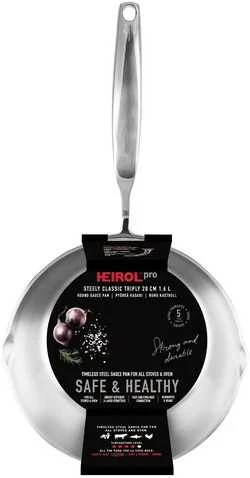 Heirol Steely Classic Triply -kasari, 20 cm/1,6 L