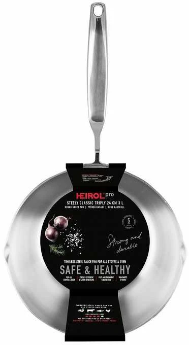 Heirol Steely Classic Triply -kasari, 24 cm/3 L