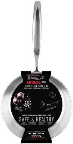 Heirol Steely Classic Triply keptuvė, 20 cm