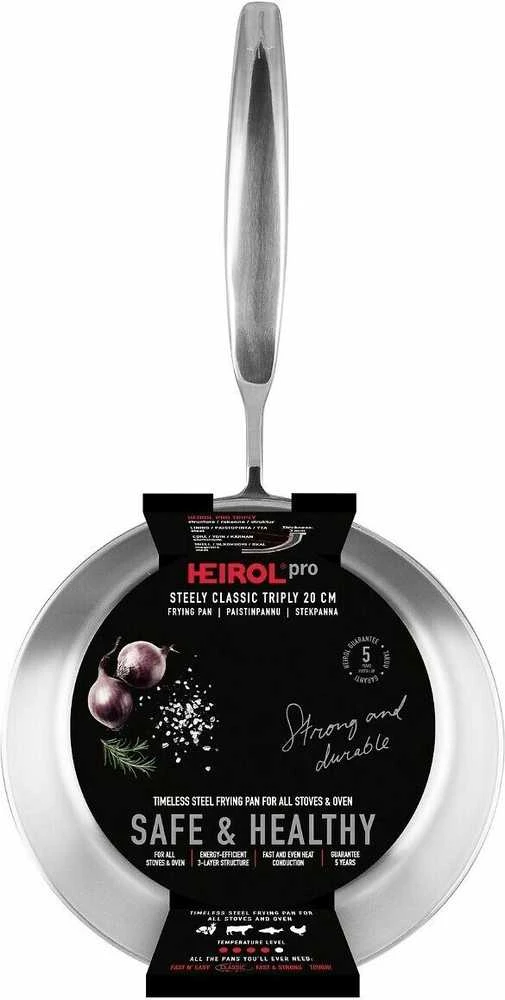 Heirol Steely Classic Triply keptuvė, 20 cm