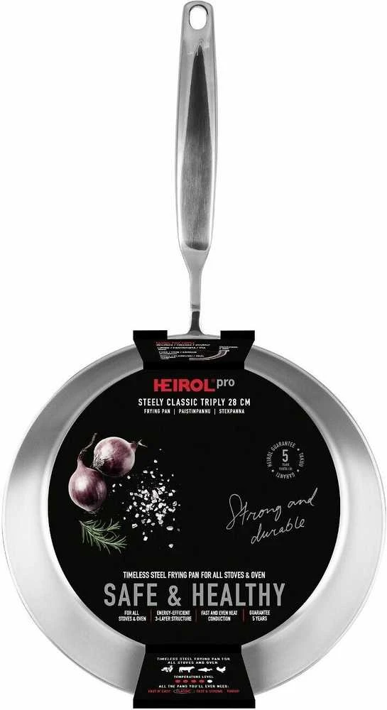 Heirol Steely Classic Triply keptuvė, 28 cm