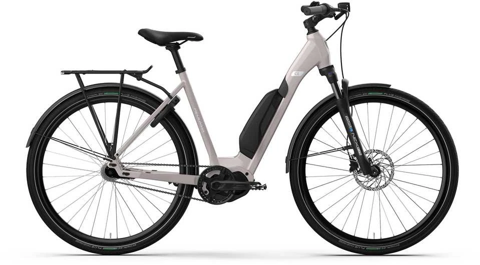 Helkama CE sähköpyörä, 52 cm, 7-vaiht., harmaalila