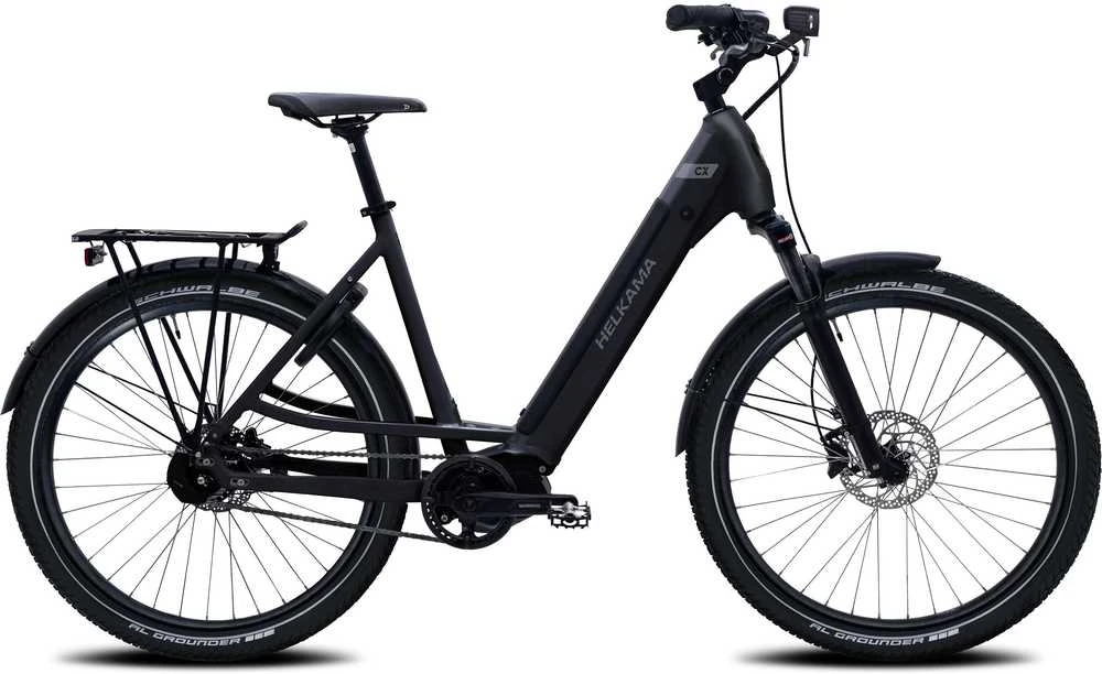 Helkama CX Di2 sähköpyörä, 54 cm, 5-vaiht., musta