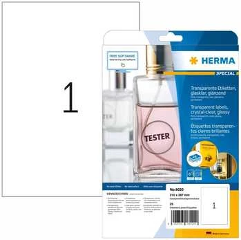 Herma lipnios folijos etiketės (8020)