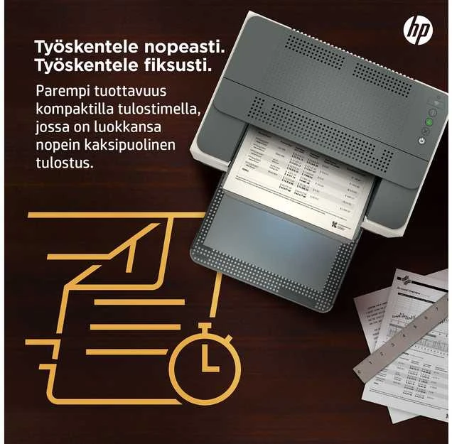 Hewlett Packard (HP) HP LaserJet Pro M209dw Spausdintuvas - A4 Mono lazerinis, Print, Auto-Duplex, LAN, WiFi, 29ppm, 200-2000 pages per month (replaces M102w, M209dwe)