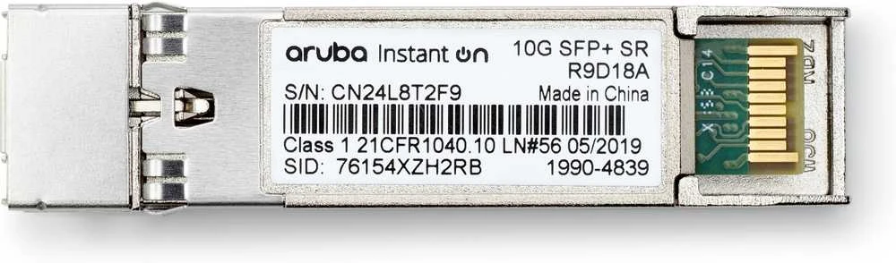 Šakotuvas Hewlett Packard (HP) HPE Networking Instant On 10G SFP+ LC SR 300m OM3 MMF siųstuvo-imtuvo modulis (R9D18A)