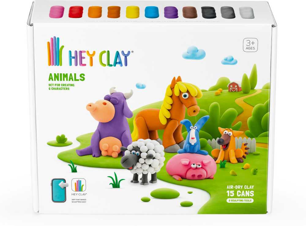 HEY CLAY Modeling Clay Animals