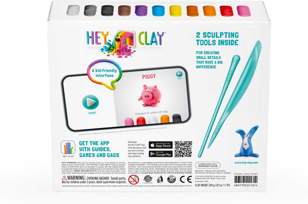 HEY CLAY Modeling Clay Animals