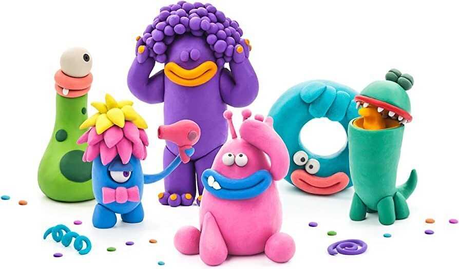HEY CLAY Modeliuojantys molio monstras