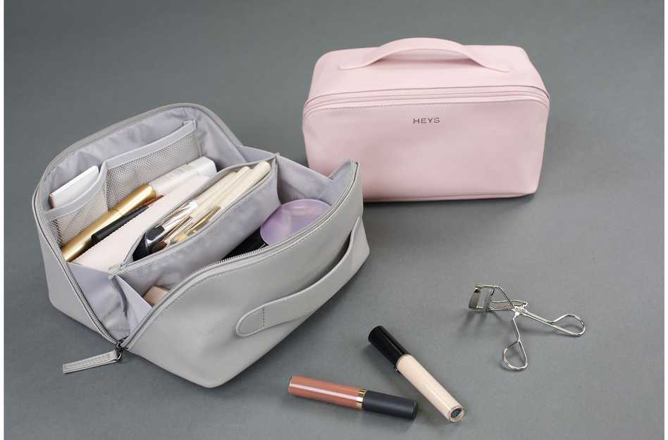 Rankšluostis Heys Beauty Cosmetic Travel Bag -kosmetiikkalaukku, roosa
