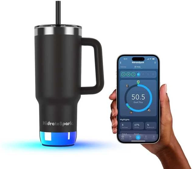 Gertuvė HidrateSpark PRO 2 stiklinė, 887 ml, juoda