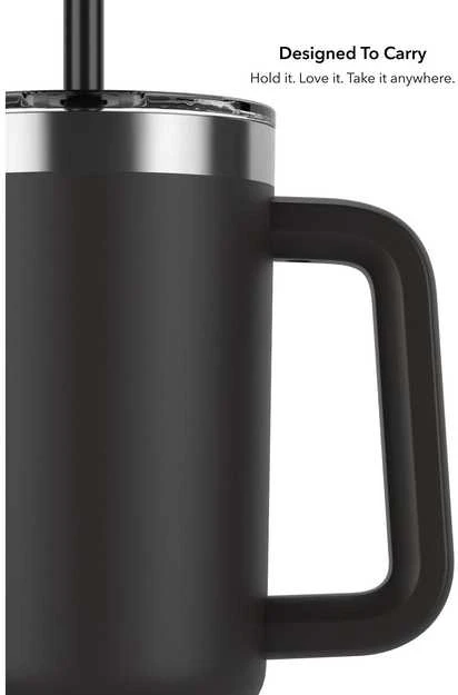 Gertuvė HidrateSpark PRO 2 stiklinė, 887 ml, juoda
