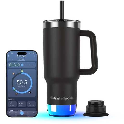 Gertuvė HidrateSpark PRO 2 stiklinė, 887 ml, juoda