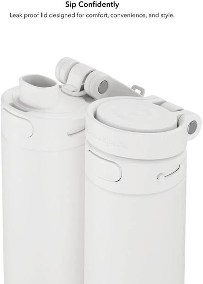 HidrateSpark PRO 2 älyjuomapullo, 0,62 l, valkoinen