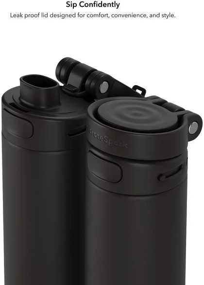 Gertuvė HidrateSpark HidrateSpark PRO 2 Smart Bottle, 621 ml, Juodas