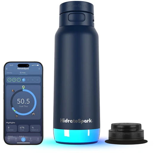 Gertuvė HidrateSpark PRO 2 älyjuomapullo pillillä, 0,95 l, sininen