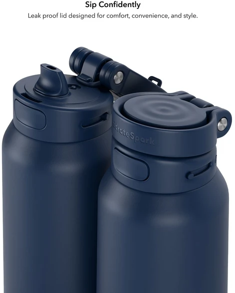Gertuvė HidrateSpark PRO 2 älyjuomapullo pillillä, 0,95 l, sininen