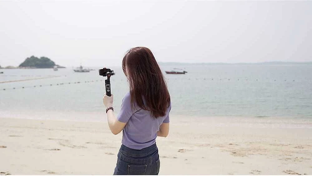 Hohem iSteady Pro4 Gimbal, skirtas sporto kameroms