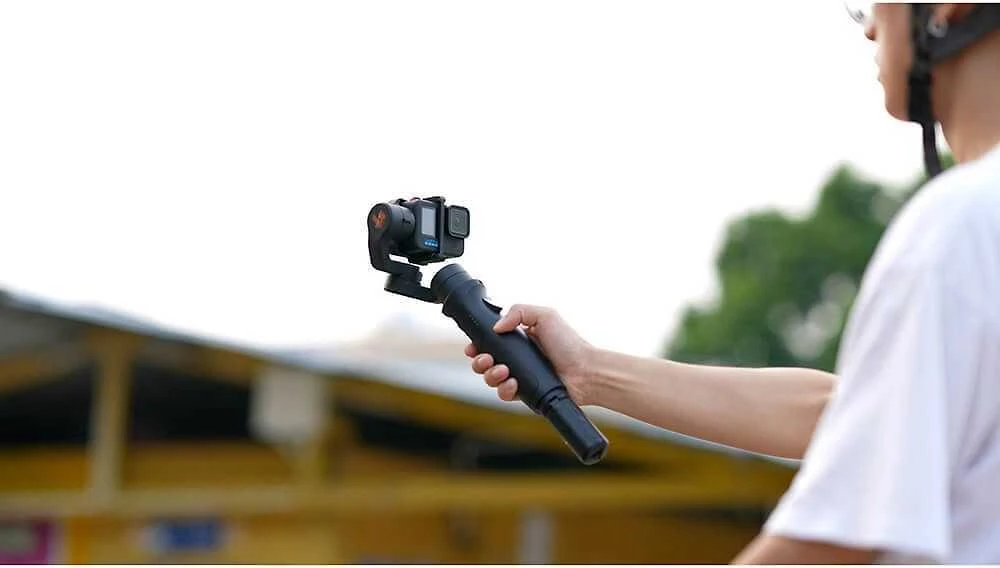 Hohem iSteady Pro4 Gimbal, skirtas sporto kameroms