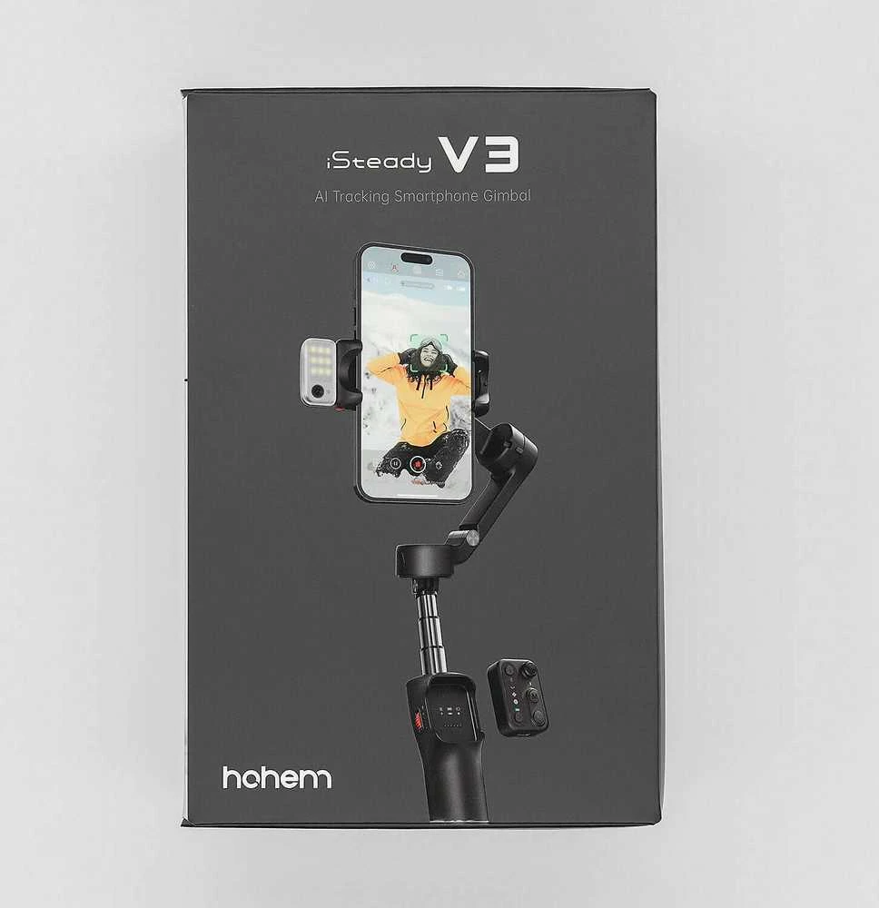 Gimbal Hohem iSteady V3 rinkinys išmaniesiems telefonams (juodas)