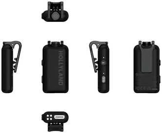 „Hollyland LARK MAX 2 Combo“ 4 asmenų versija su kamera ir imtuvu bei USB-C mikrofono imtuvu