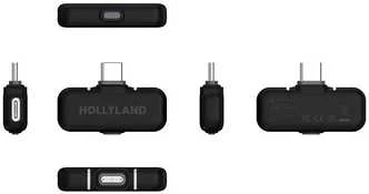„Hollyland LARK MAX 2 Combo“ 4 asmenų versija su kamera ir imtuvu bei USB-C mikrofono imtuvu