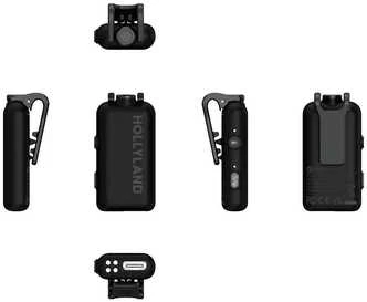 Hollyland LARK MAX 2 Ultimate Combo OWS monitorikuulokkeella + Camera RX + USB-C RX mikrofonijärjestelmä