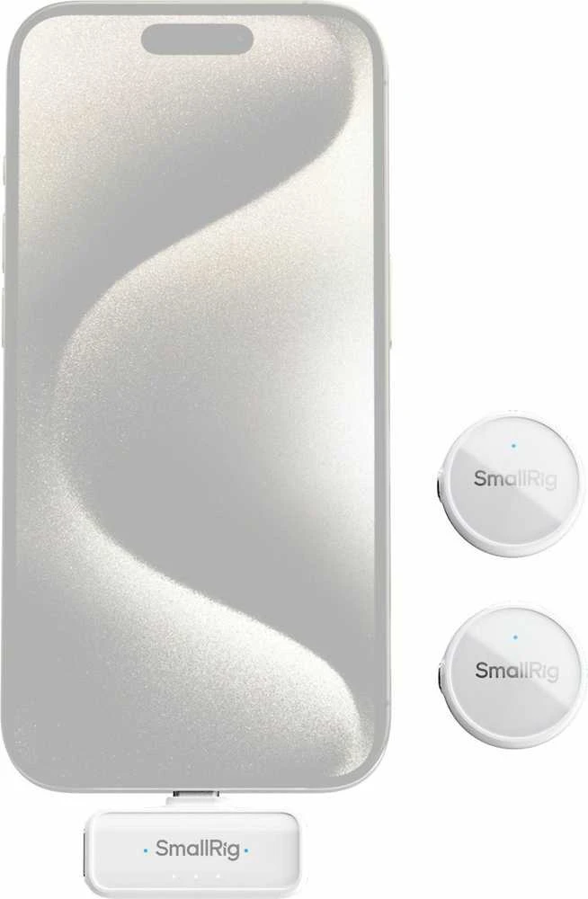 SmallRig 4706 S 60 Wireless Microphone Baltas (USB-C versija)