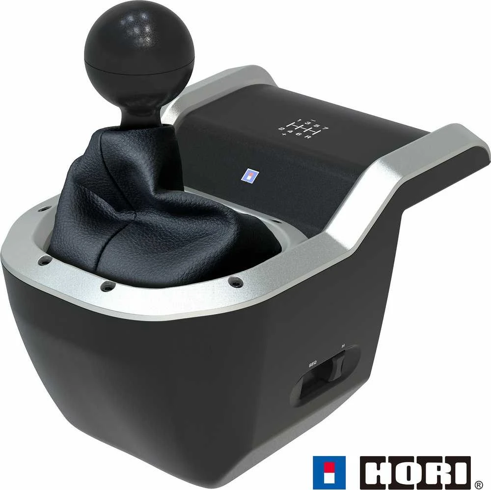 HORI 7 greičių lenktyninis perjungiklis, skirtas asmeniniam kompiuteriui (Windows 11/10)