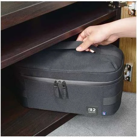 HORI - Compact Carry All - Juoda - Tamsiai pilka