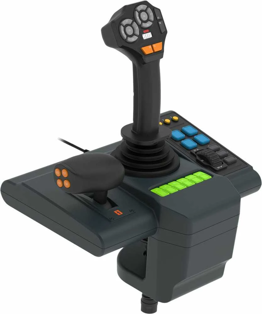 HORI – ūkininkavimo valdymo sistema, skirta asmeniniam kompiuteriui (Windows 11/10), skirta ūkininkavimo simuliatoriui su viso dydžio vairu, valdymo skydeliu ir pedalais