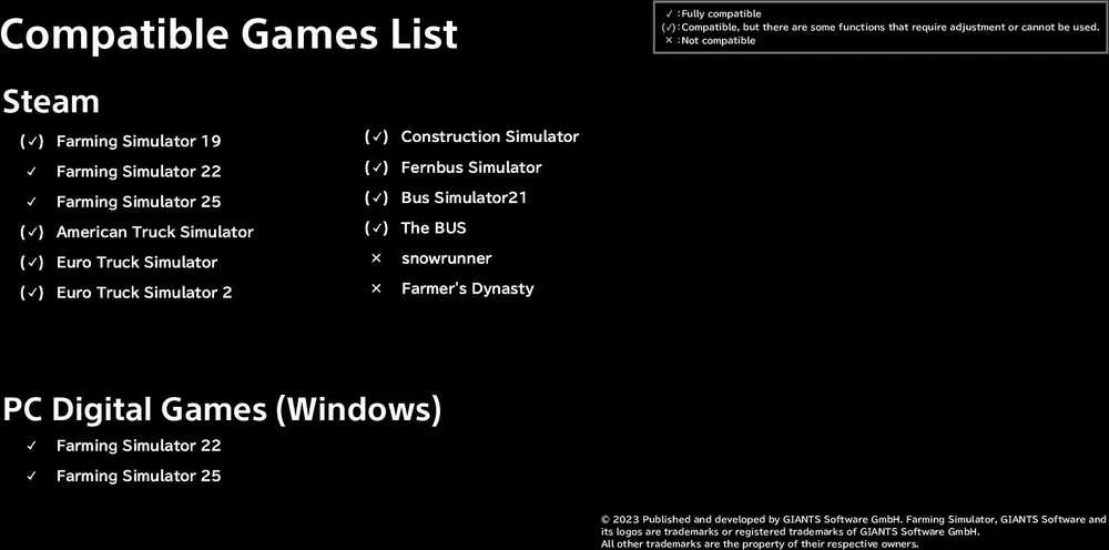 HORI – ūkininkavimo valdymo sistema, skirta asmeniniam kompiuteriui (Windows 11/10), skirta ūkininkavimo simuliatoriui su viso dydžio vairu, valdymo skydeliu ir pedalais