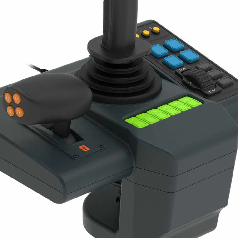 HORI – ūkininkavimo valdymo sistema, skirta asmeniniam kompiuteriui (Windows 11/10), skirta ūkininkavimo simuliatoriui su viso dydžio vairu, valdymo skydeliu ir pedalais