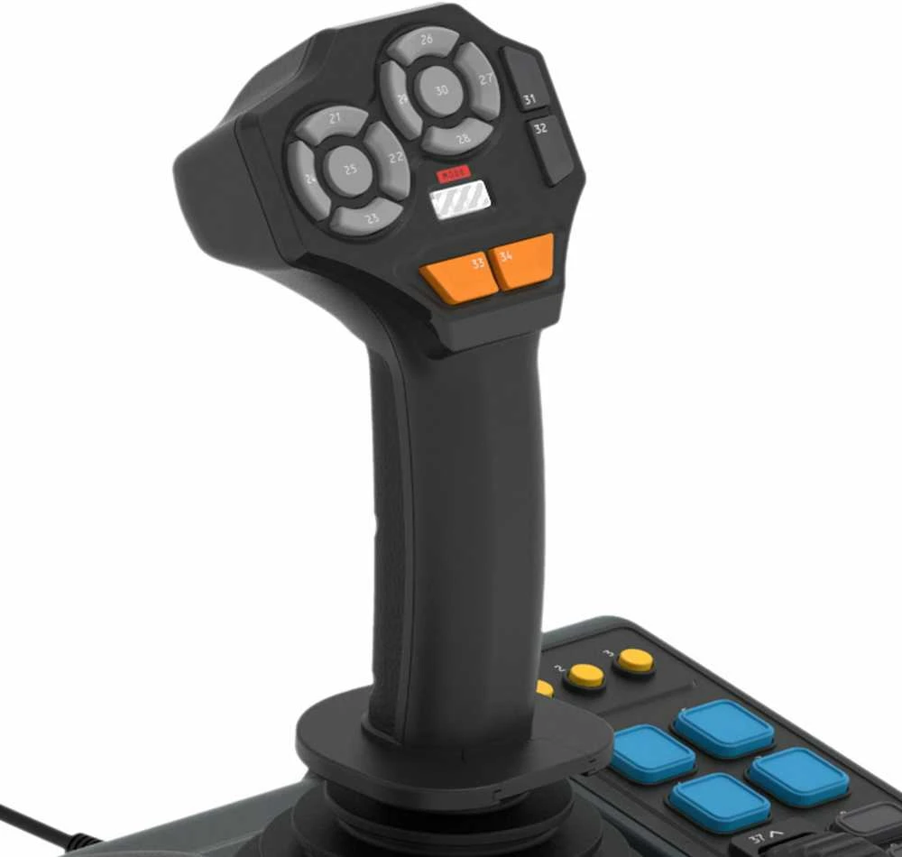 HORI – ūkininkavimo valdymo sistema, skirta asmeniniam kompiuteriui (Windows 11/10), skirta ūkininkavimo simuliatoriui su viso dydžio vairu, valdymo skydeliu ir pedalais