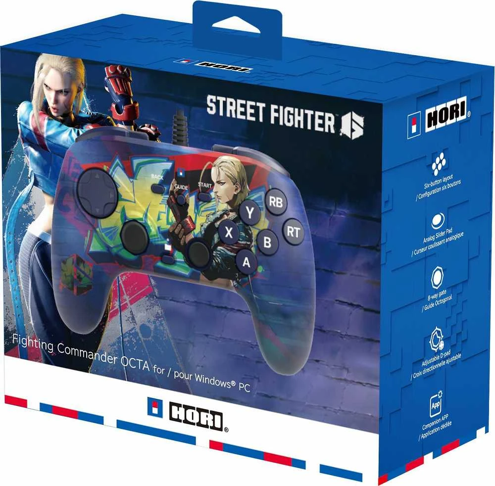 „Hori Fighting Commander Octa Cammy Edition“ laidinis žaidimų valdiklis, kompiuteris
