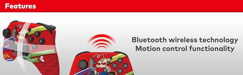 HORI Horipad belaidis pultelis Nintendo Switch (Super Mario)