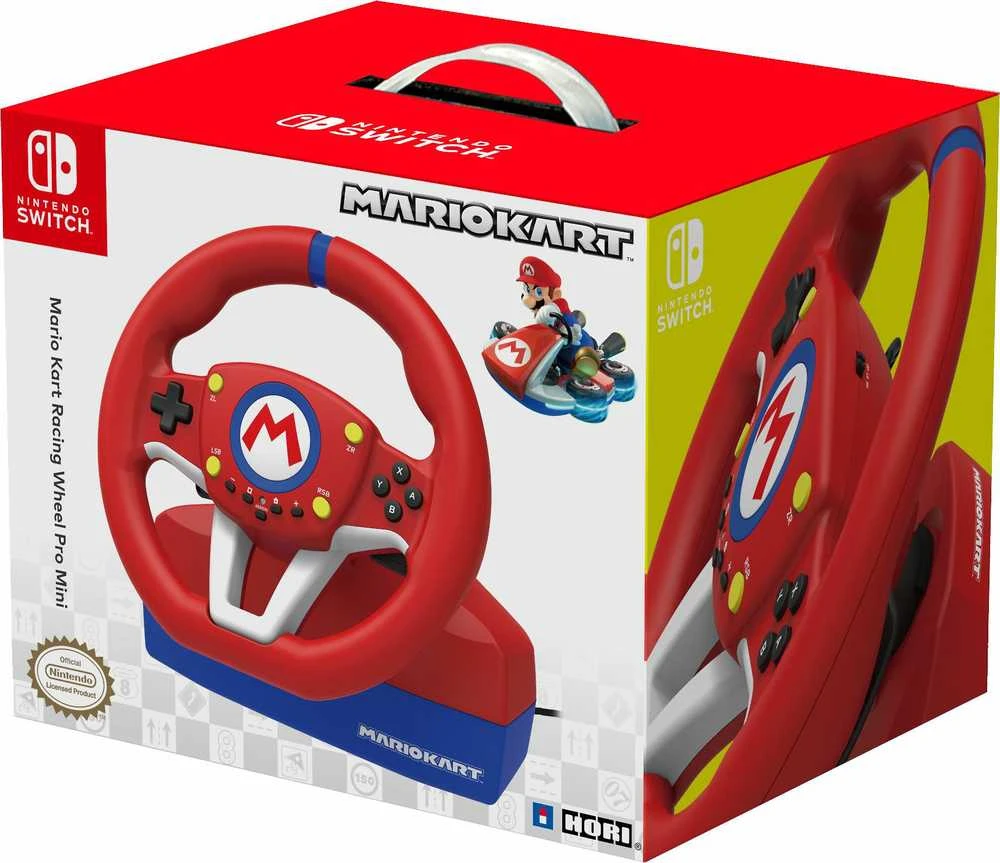 HORI Mario Kart Racing Wheel Pro Mini vairas, skirtas Nintendo Switch |