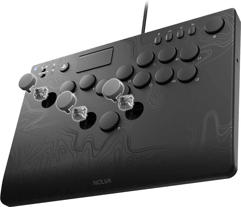 HORI - NOLVA mechaninis visų mygtukų arkadinis valdiklis - PlayStation 5