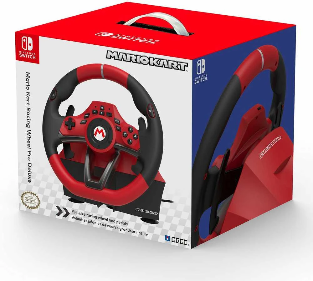 HORI Mario Kart Racing Wheel Pro Deluxe, skirtas Nintendo Switch |