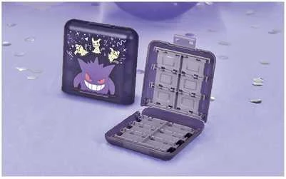 HORI - 24-Game Card Case (Gengar & Mimikyu) - Violetinė